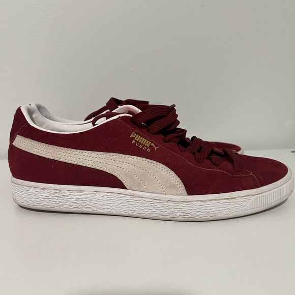 PUMA Suede Classic XXI Cabernet sneakers men’s size 10-GUC - Picture 6 of 10